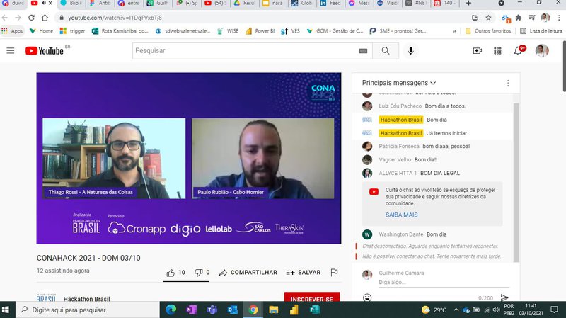 congresso hack mentoria sobre esg. https://youtu.be/l1DgFVxbTj8
