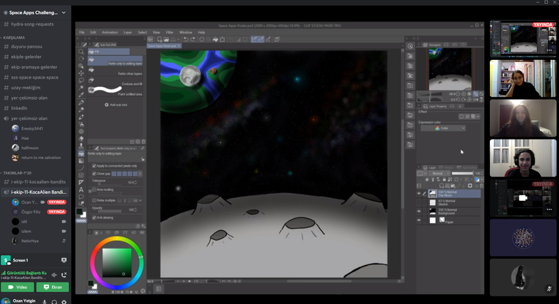 Team poster under construction.