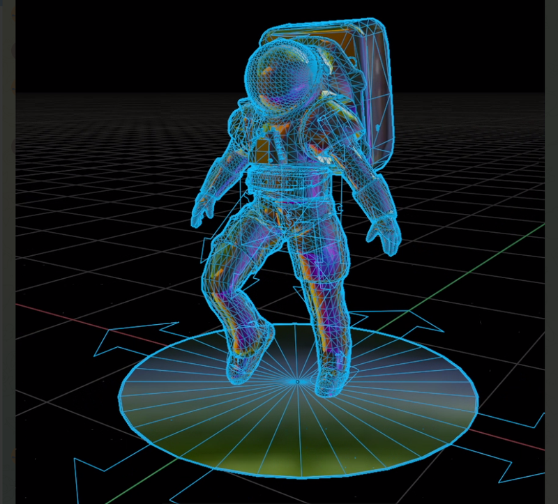 Gracias a Edwin nuestro personajes principal ya camina, tiene el trabajo de ringing bien avanzado