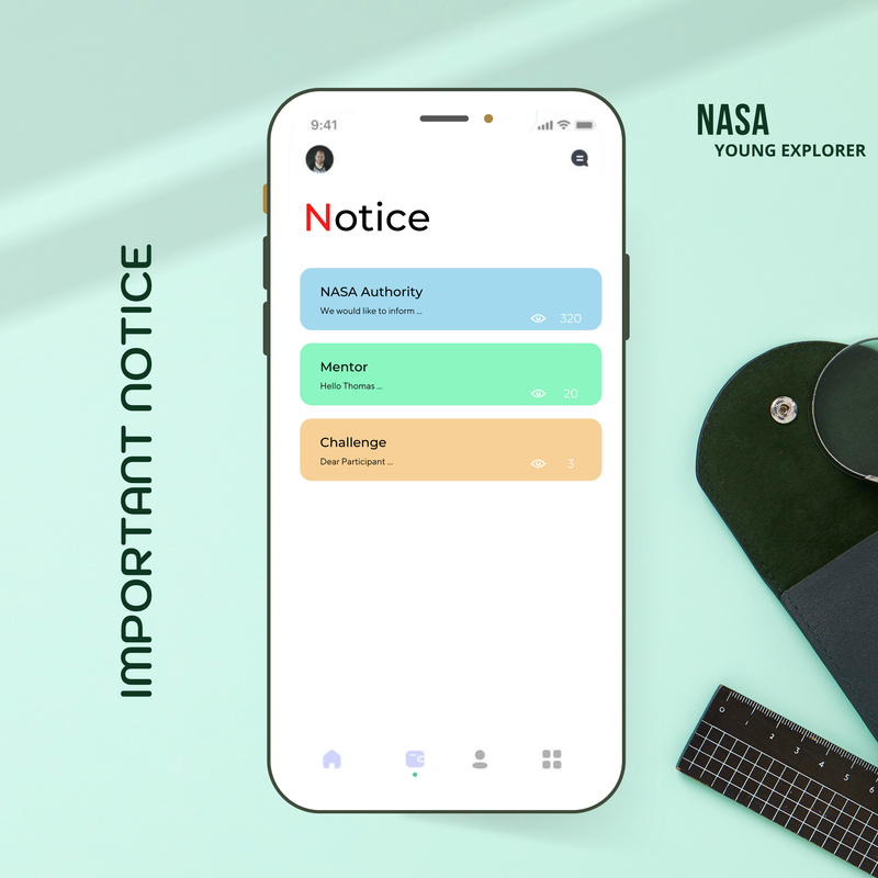Notification and Announcement Panel.
