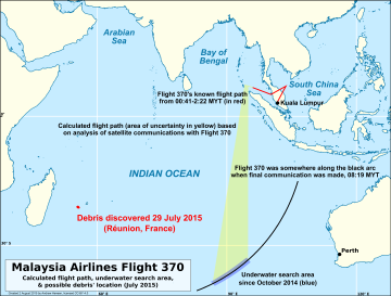 We will re-trace the debris of MH370 picture on surface of Indian ocean from the found date 29 Jul 2015 to missing date 08 Mar 2014, day by day.