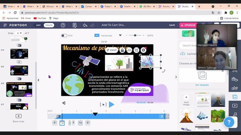 October 2nd, Working in our video.