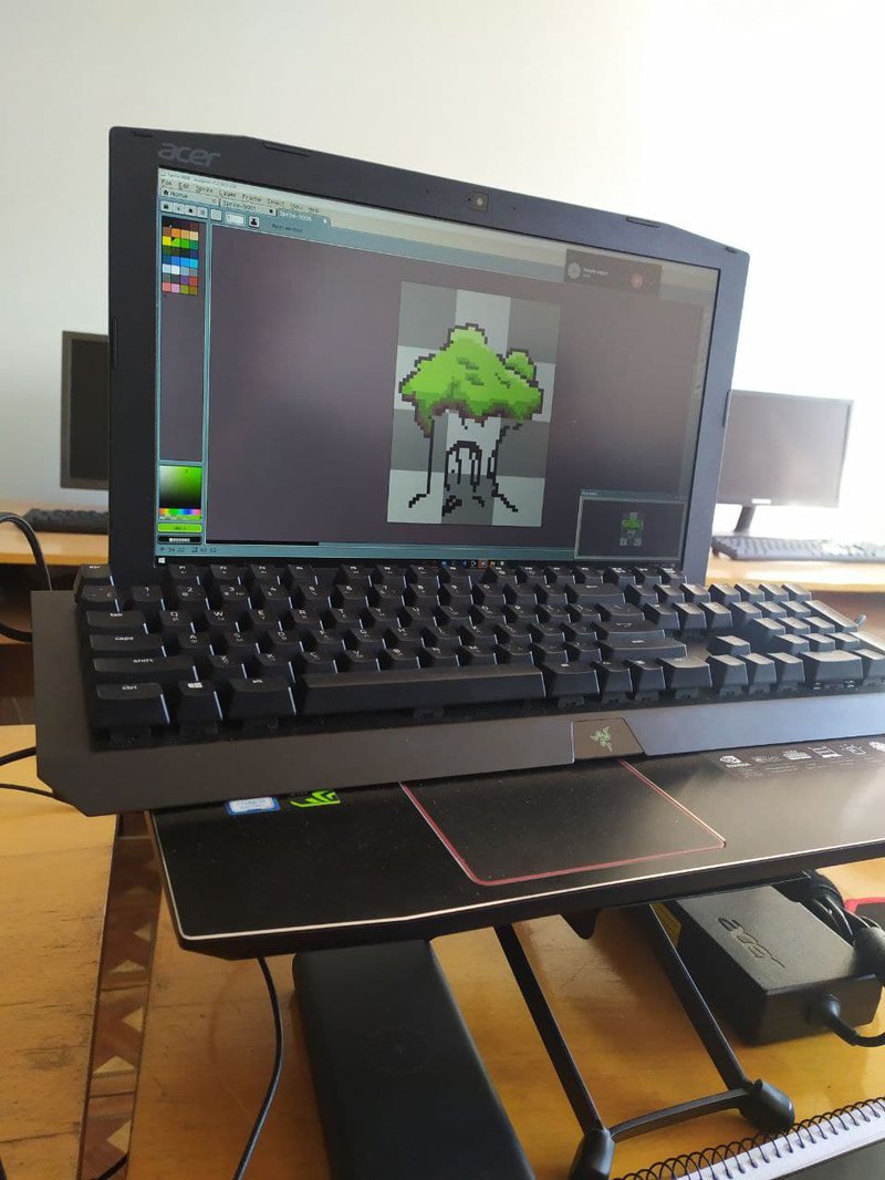 Our designer learn how to draw in Aceprite before making pixel arts