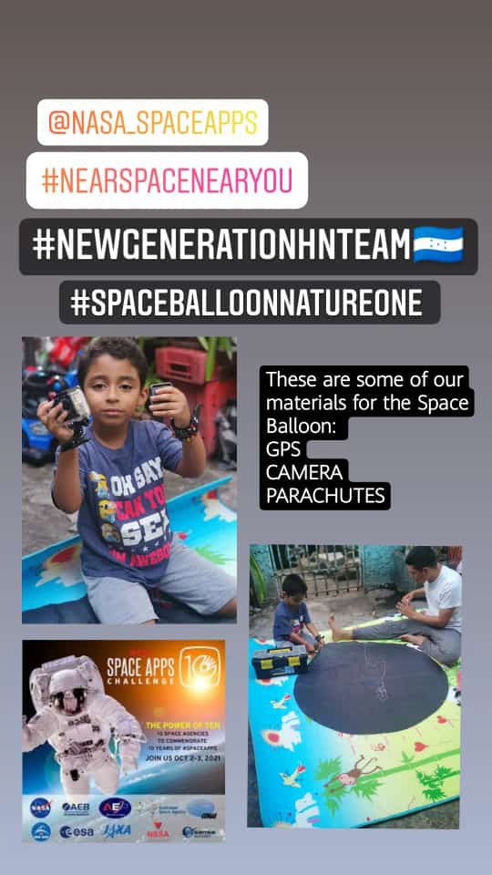NEW GENERATION HN TEAMS - The first Hondurans to participate in the SPACE APP