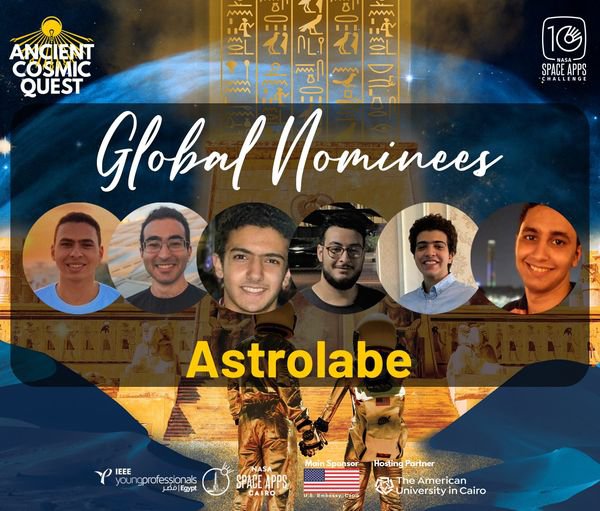 we also one of 3 global nominees from Cairo 