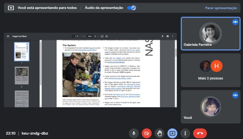 Reuniões para discutir sobre a problemática