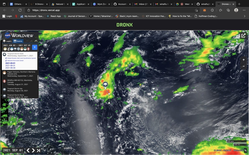 Website Look using NASA's API