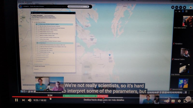 The meeting team. Working hard.