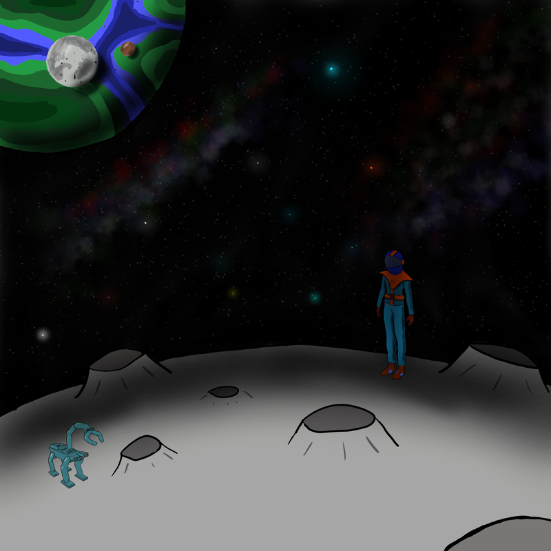 Our Poster (with Bandit-41 + astronaut)