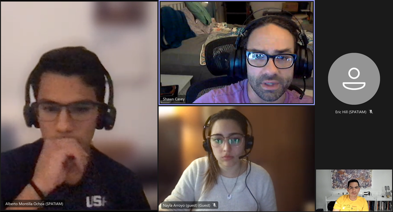 Monday October 4, 2021 - 00:30:00 UTC Stand-up meeting. Focusing on some front-end functionality, finishing up details on UI, backend, progressing on documentation and starting demo. Bonus item (1) completed, Bonus item (2) in progress. T-4 hours, 30 min.