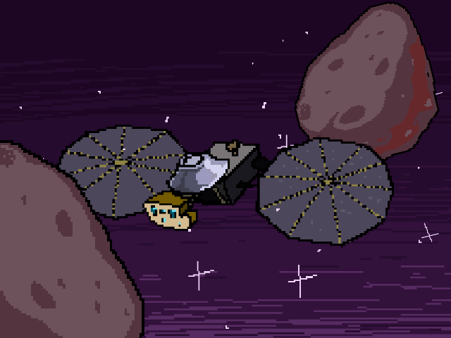 Pixel art for the Lucy Mission!